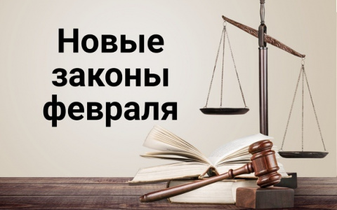 Какие законы вступят в силу в феврале
